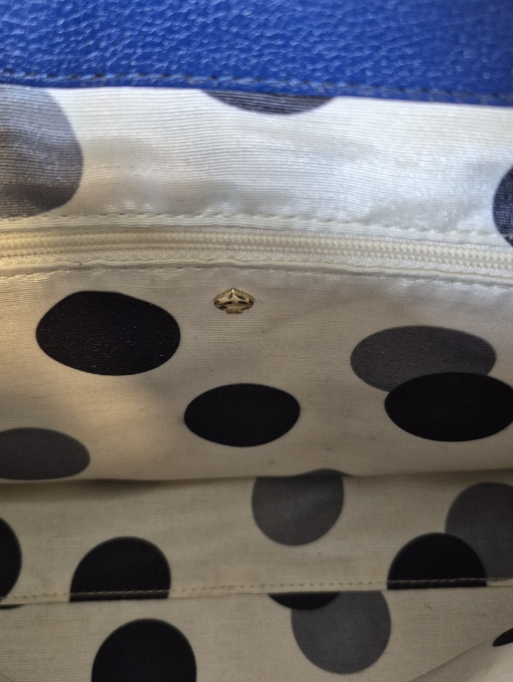 kate spade Navy Blue Top-Handle Satchel with Gold Hardware - Picture 16 of 16